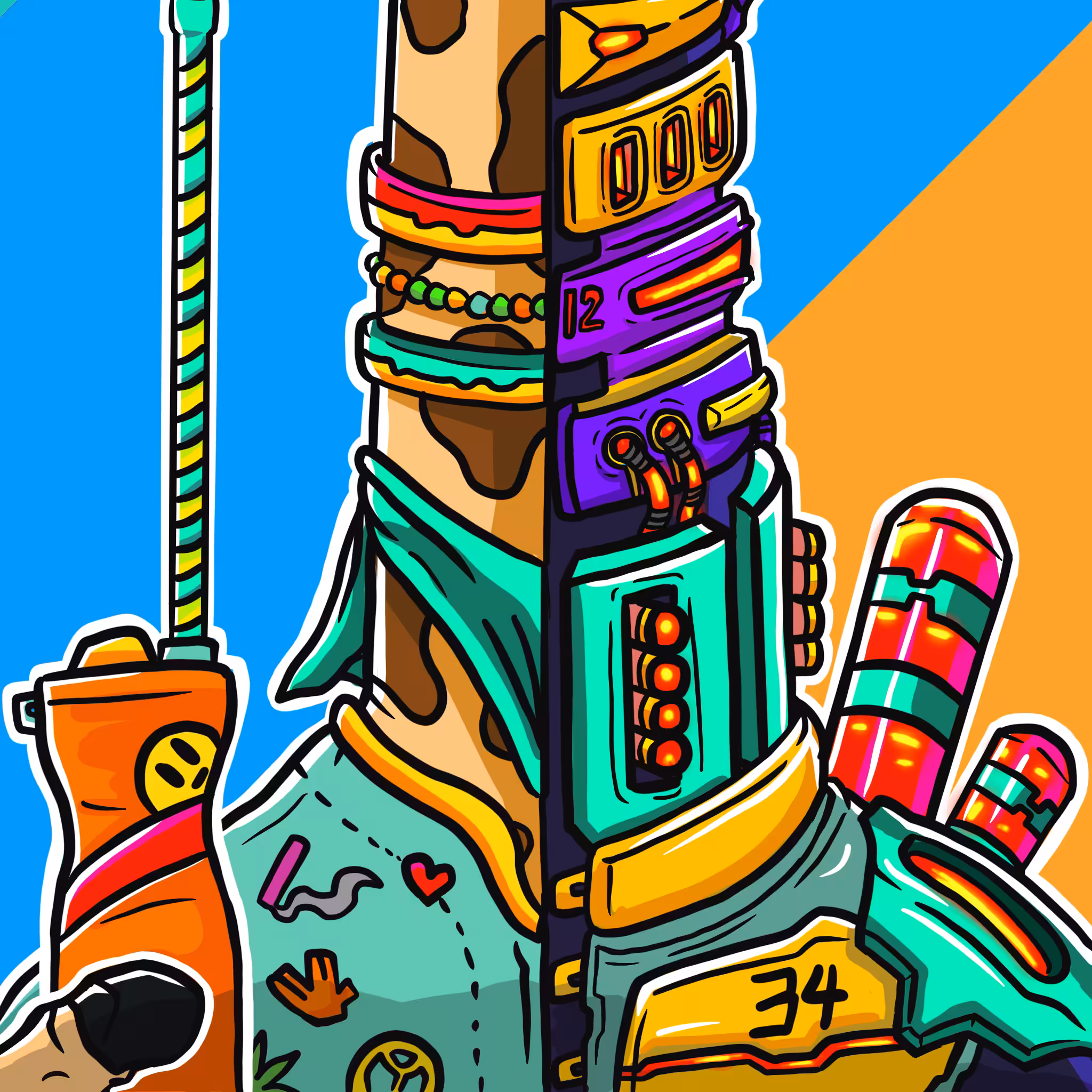 Giraffe / Cyborg#3 (Epic)