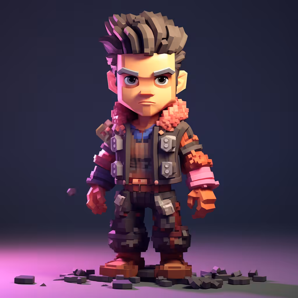 Tez Pixel Figure #97