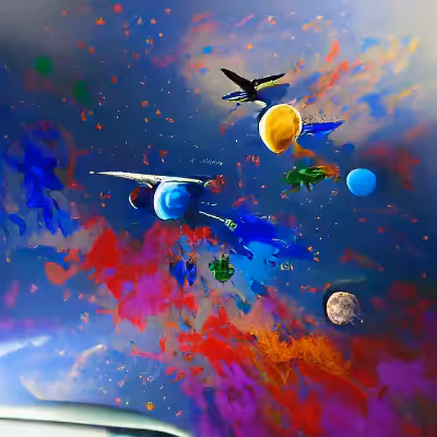 Space Art Flight