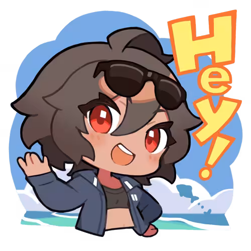 Naoki's stamp collection: Nagisa-chan <Hey!>