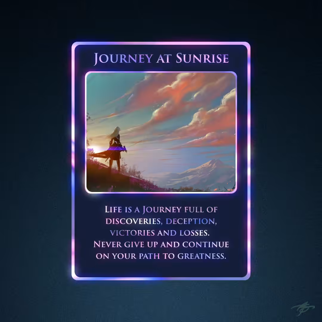Journey at Sunrise