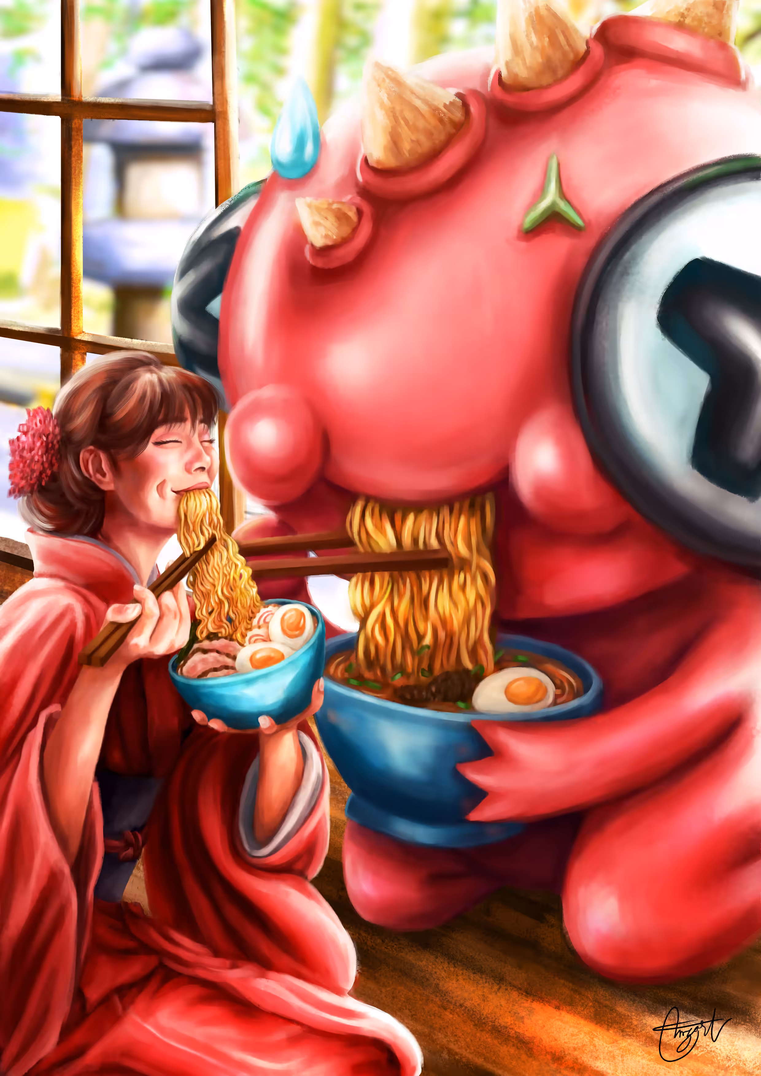 Peaceful Ramen Time