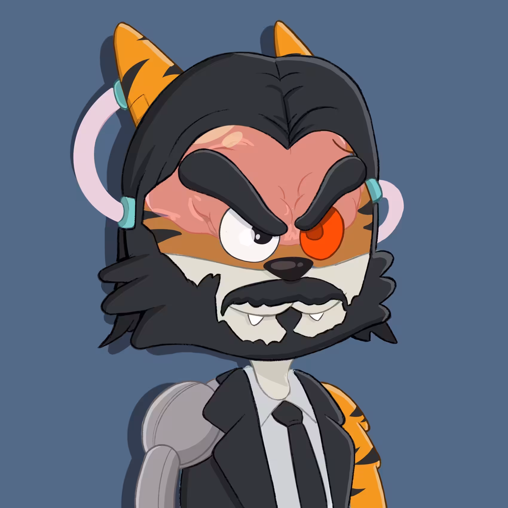 Cloned Cranium Cat Club John Wick