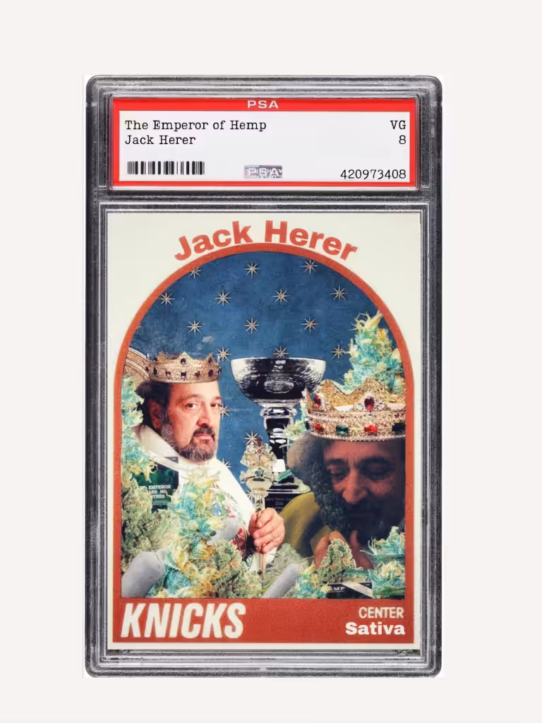 SS2022-015 Jack Herer "the Emperor of Hemp" (Strain Card) 