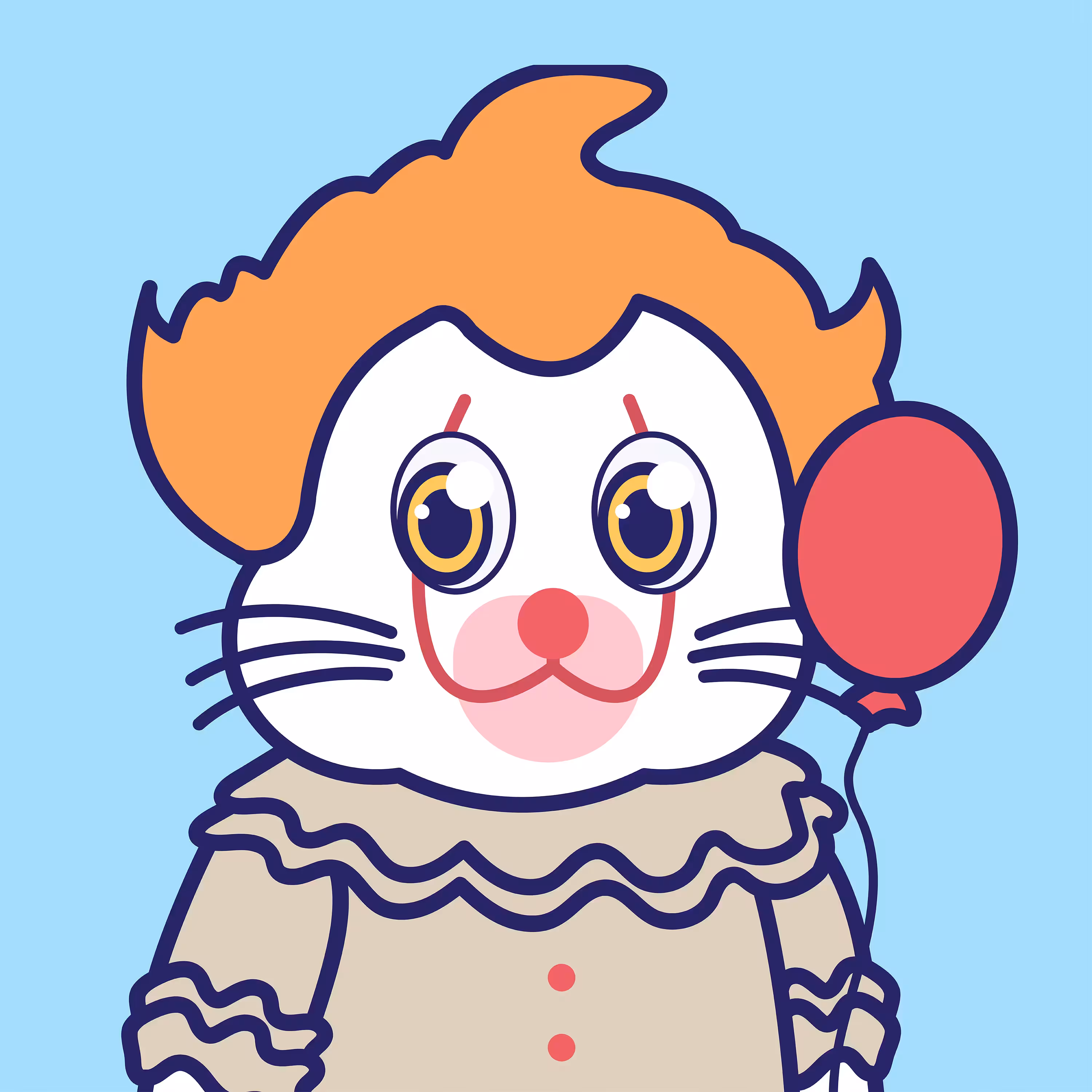 Kiddy Cat Halloween Series | Pennywise