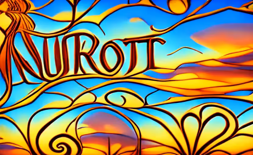 Art Nouveau Sunset 7
