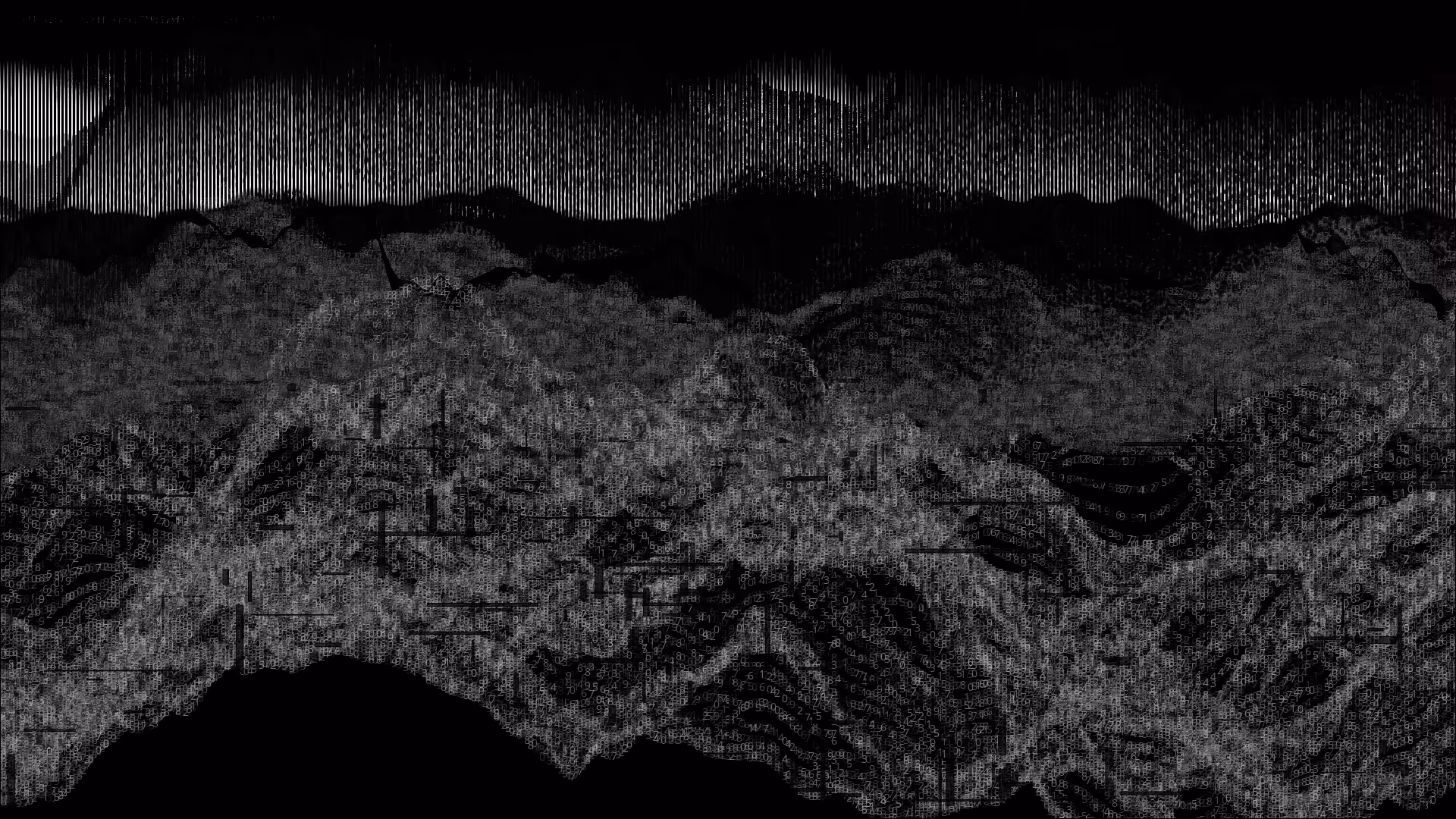 Pixel rain in a data landsacape #107
