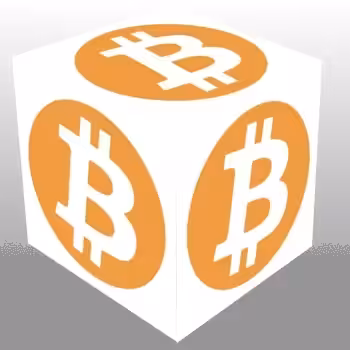 Perfect Abstract Art Polygon: Dancing Bitcoin Nft