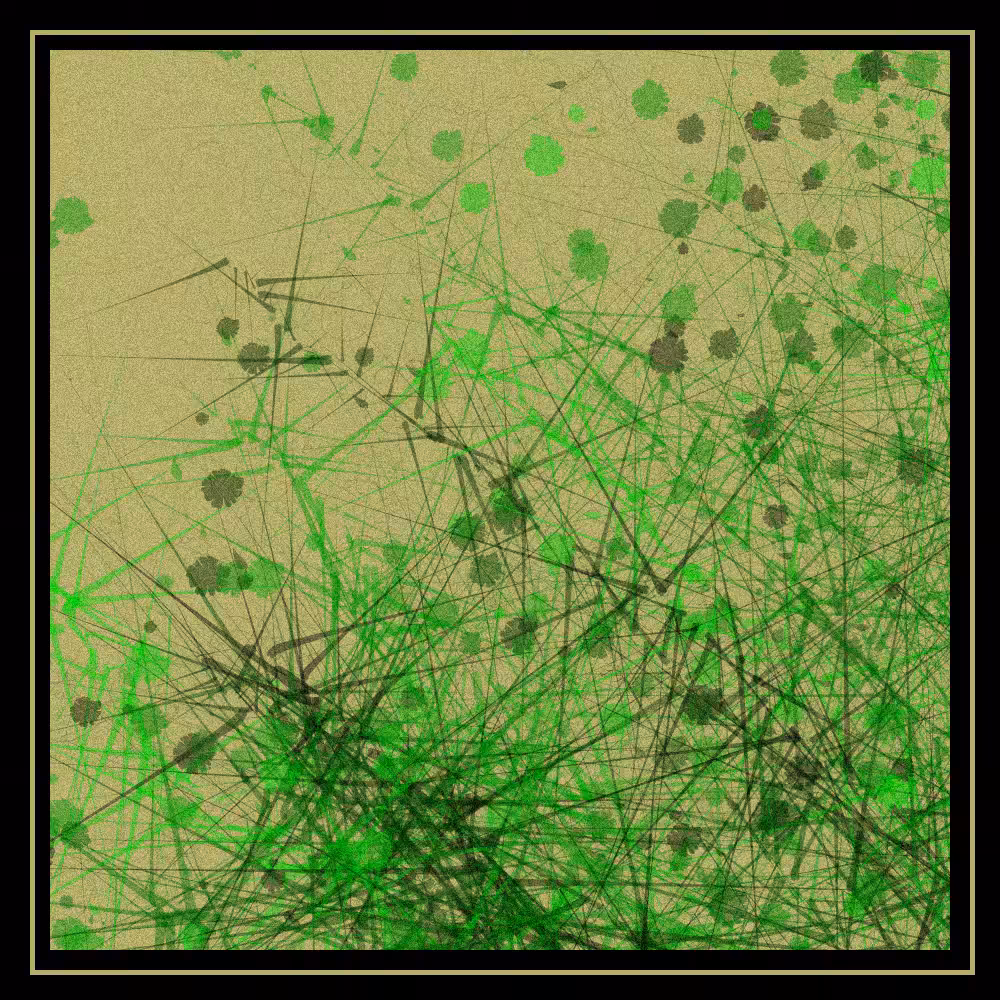 Abstract painting - vegetation #13