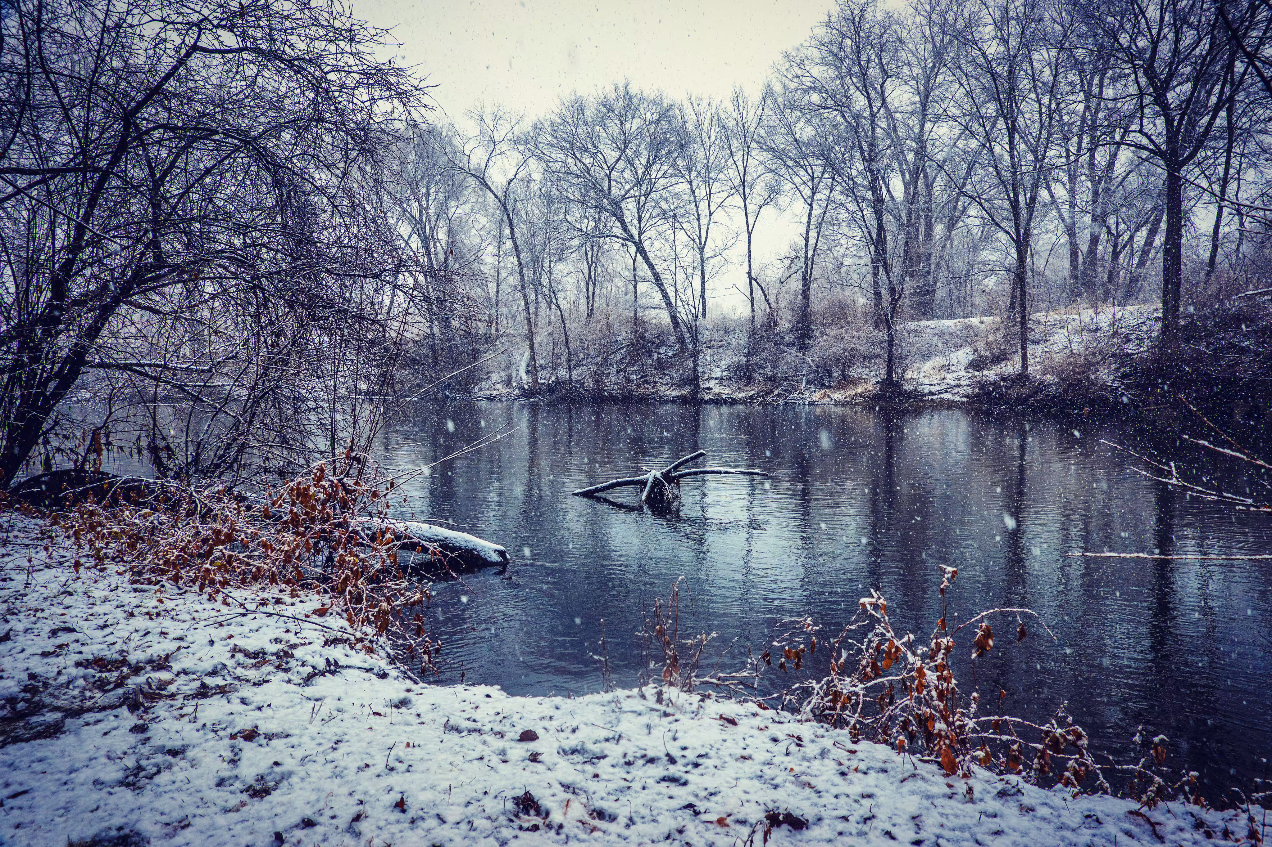 First Snow, Huron River