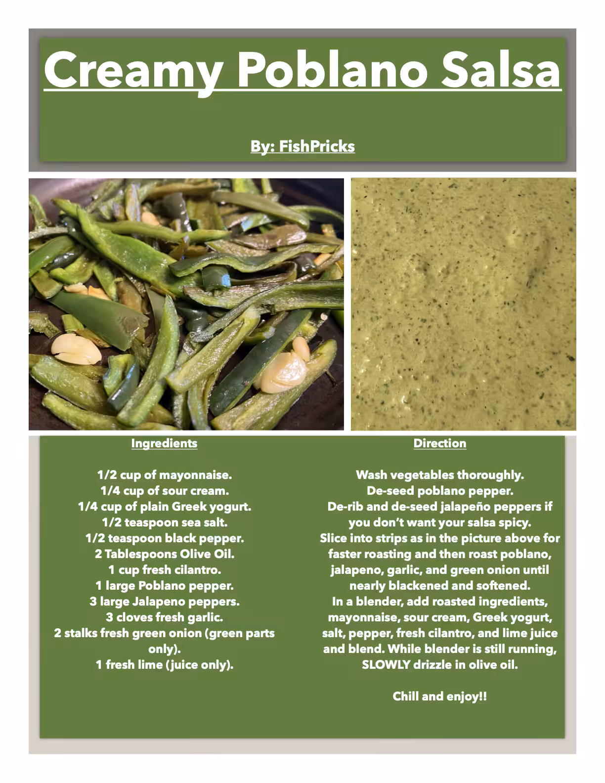 Recipes!!