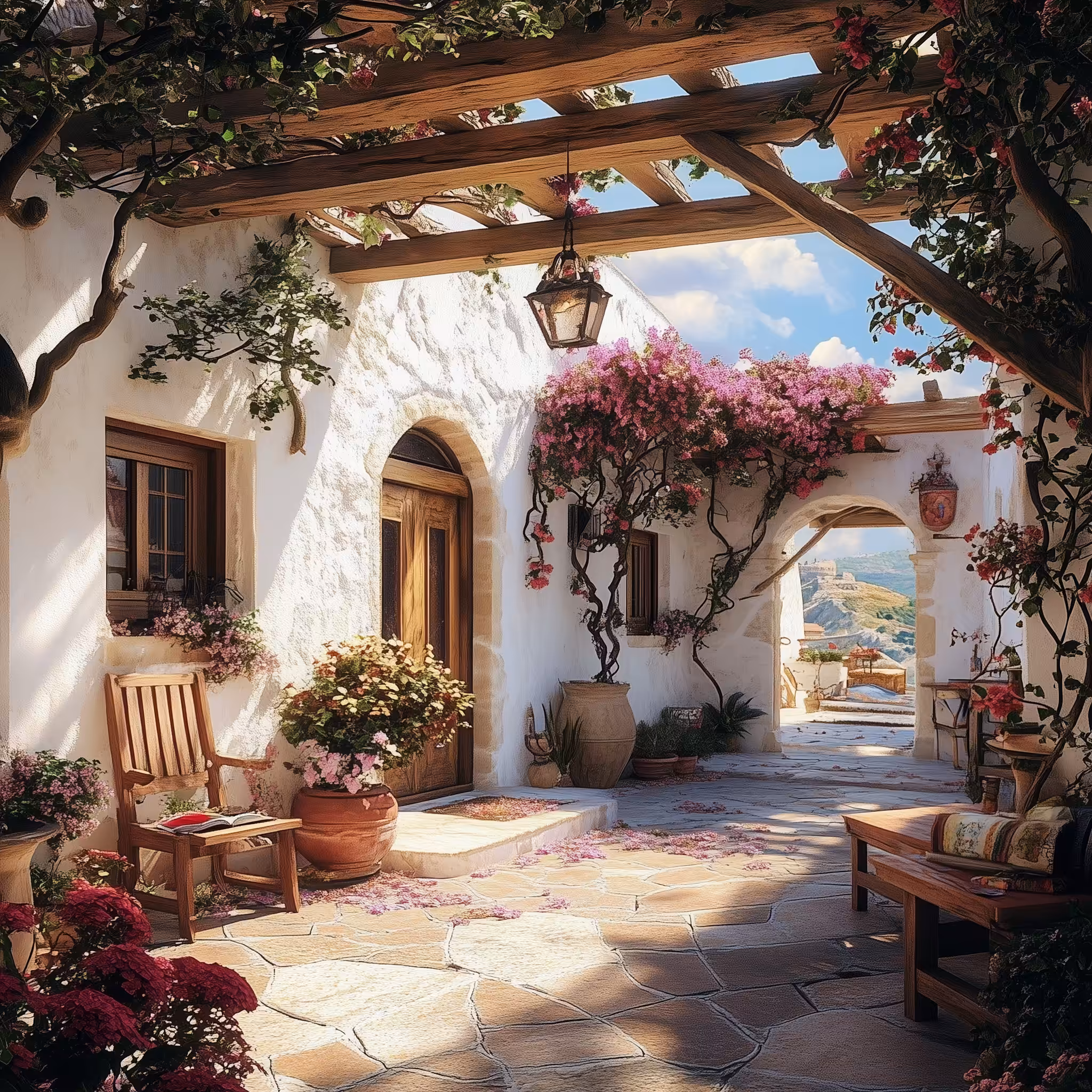 Grecian courtyard Study 2
