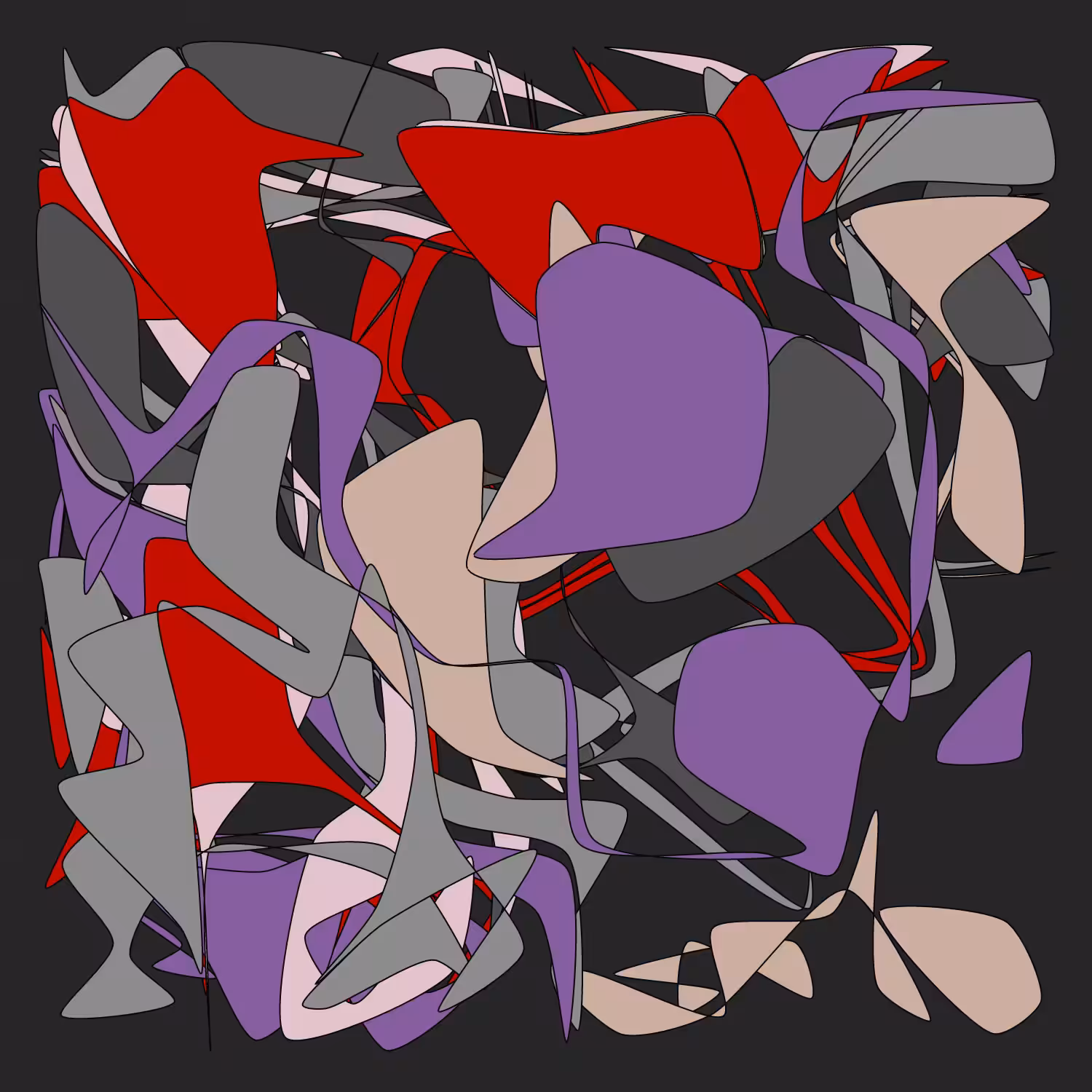 Geometric colorful shapes 2 (Free edition) #49