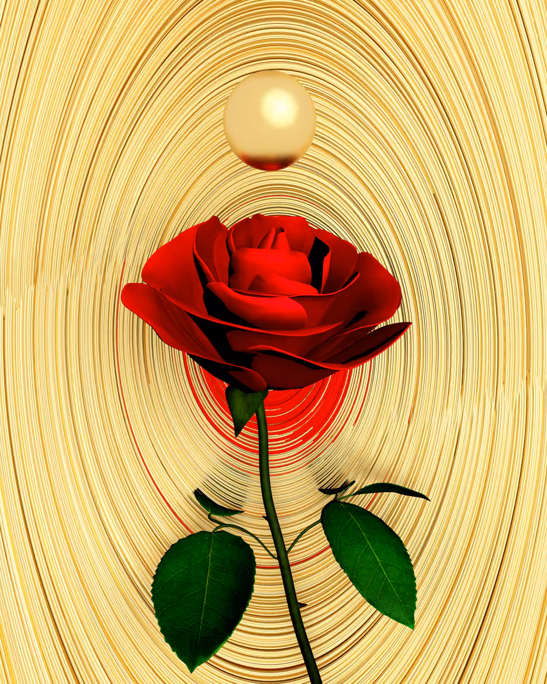 the red rose
