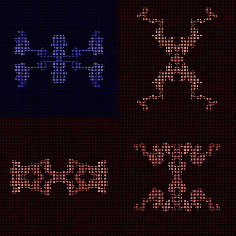 Dither Creatures 2x2 #71