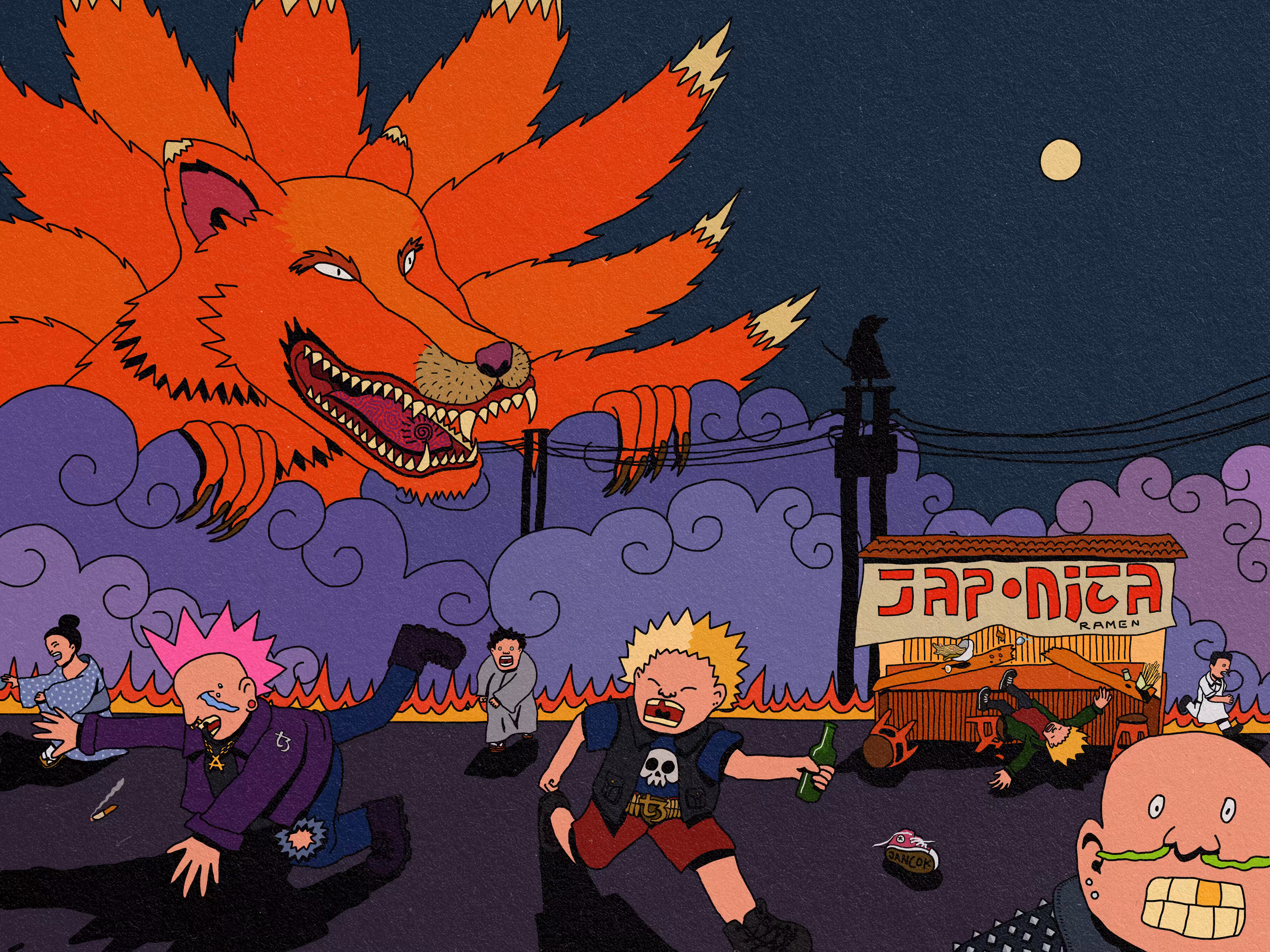 Attack on Kyuubi