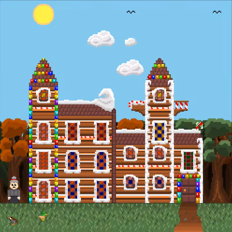 2D Mansion Candy House #105