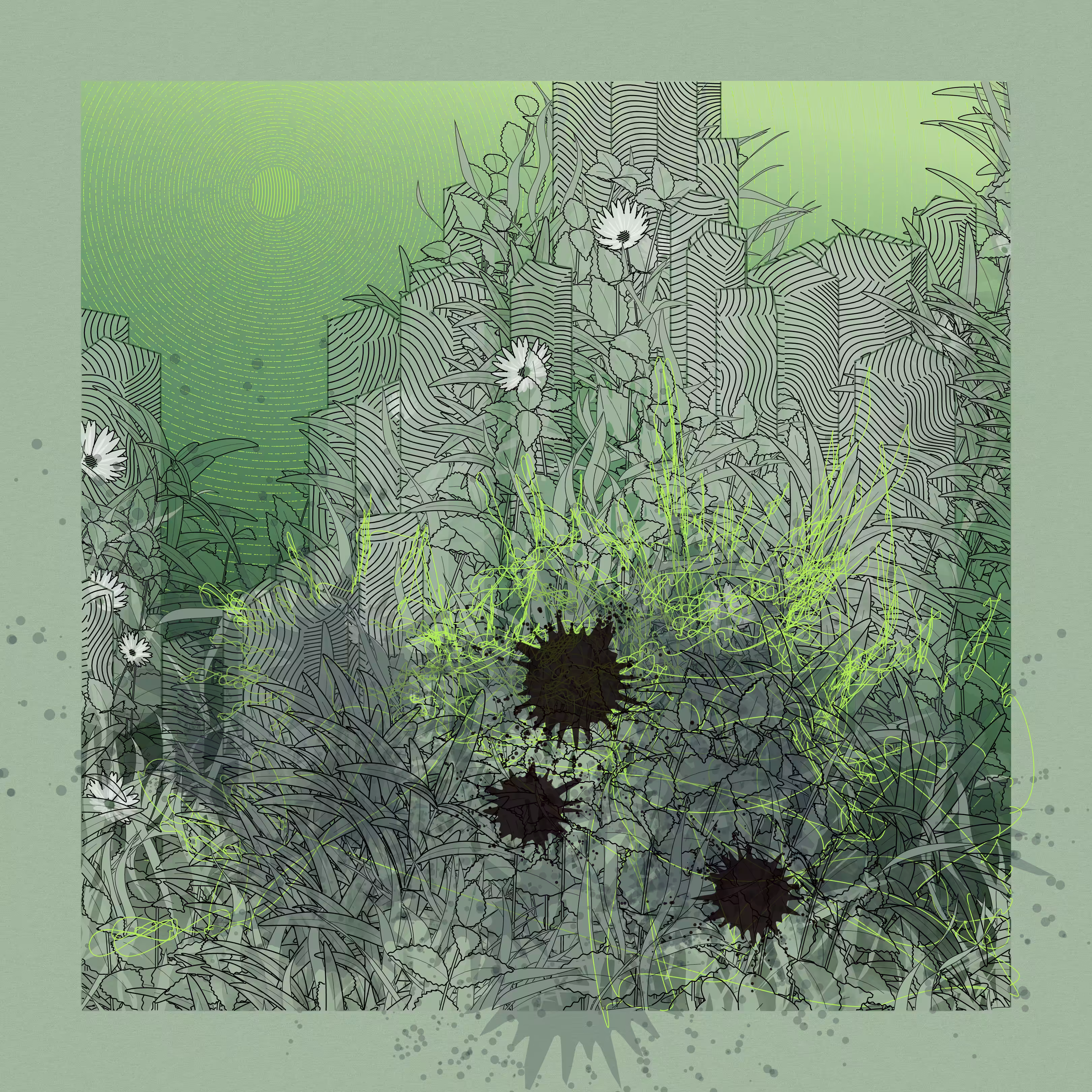 Landscape with Carbon Capture #1800