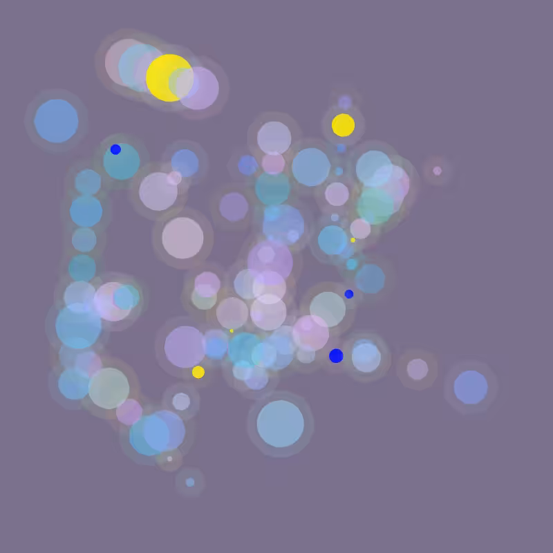 Transient Abstract Bubble Machine #10
