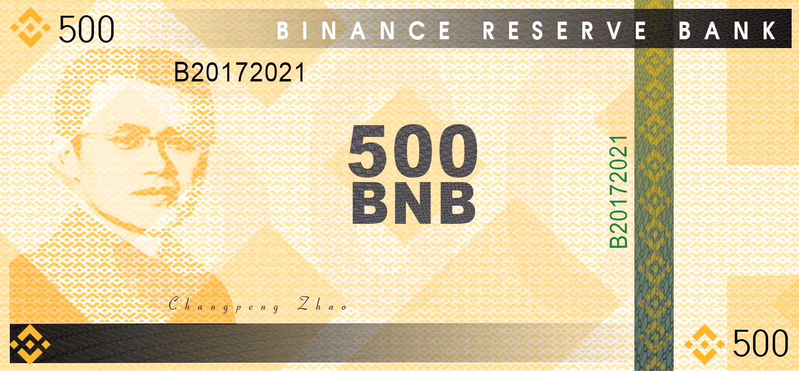 BNB Banknote 500