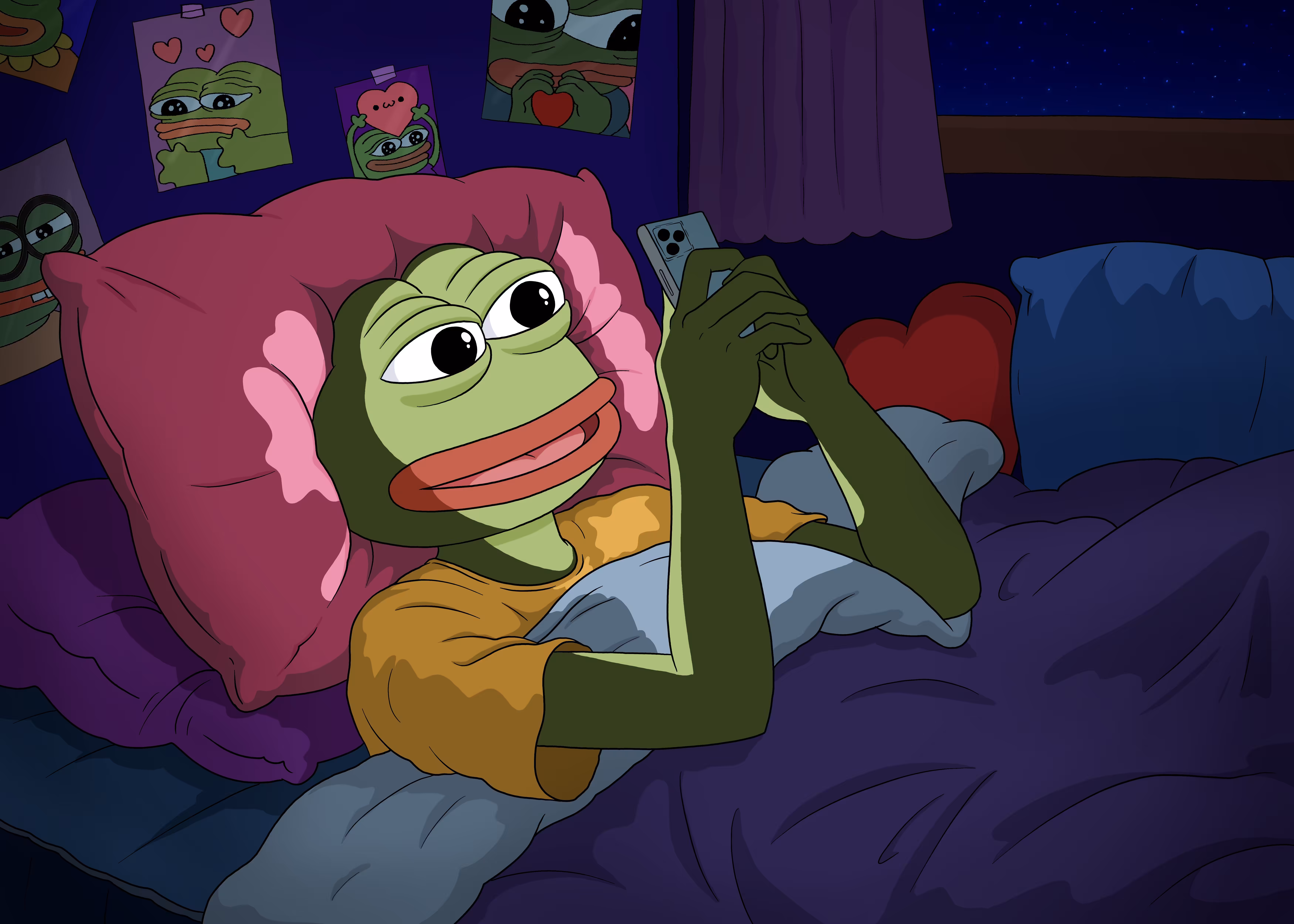 Scrolling at Midnight🐸