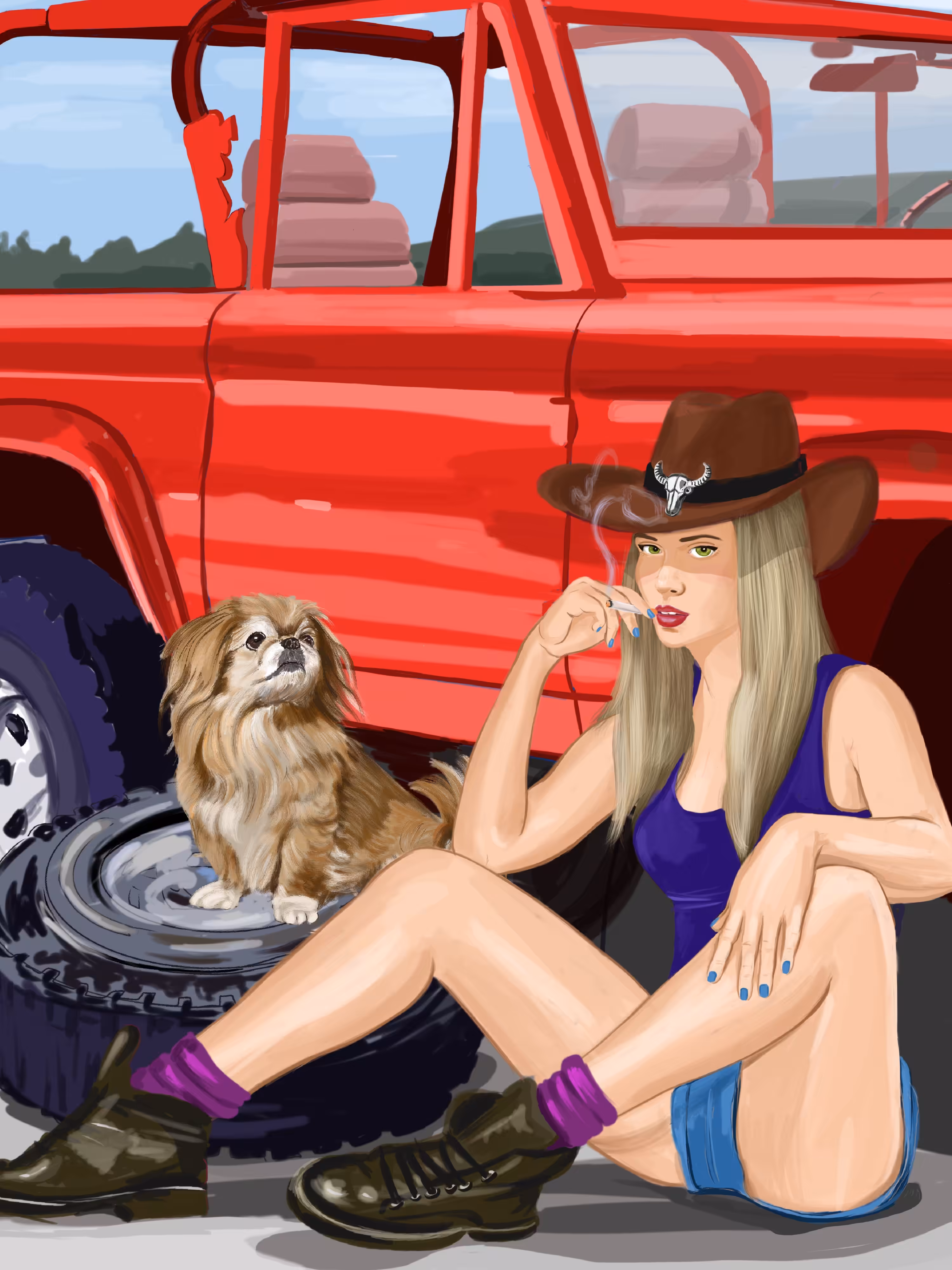 On the road