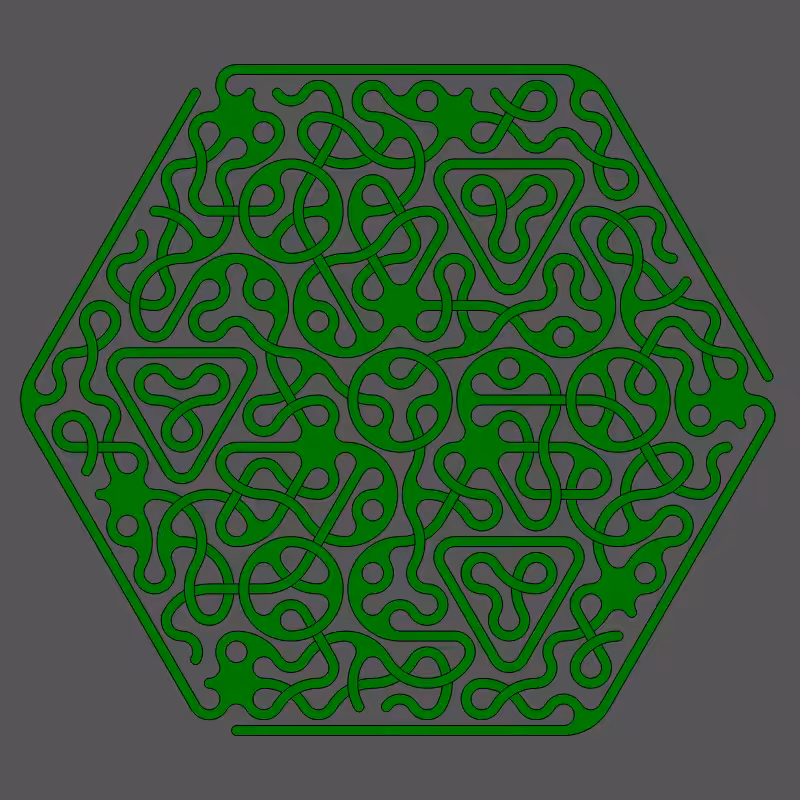 Threefold Symmetry - Dark Variations #71
