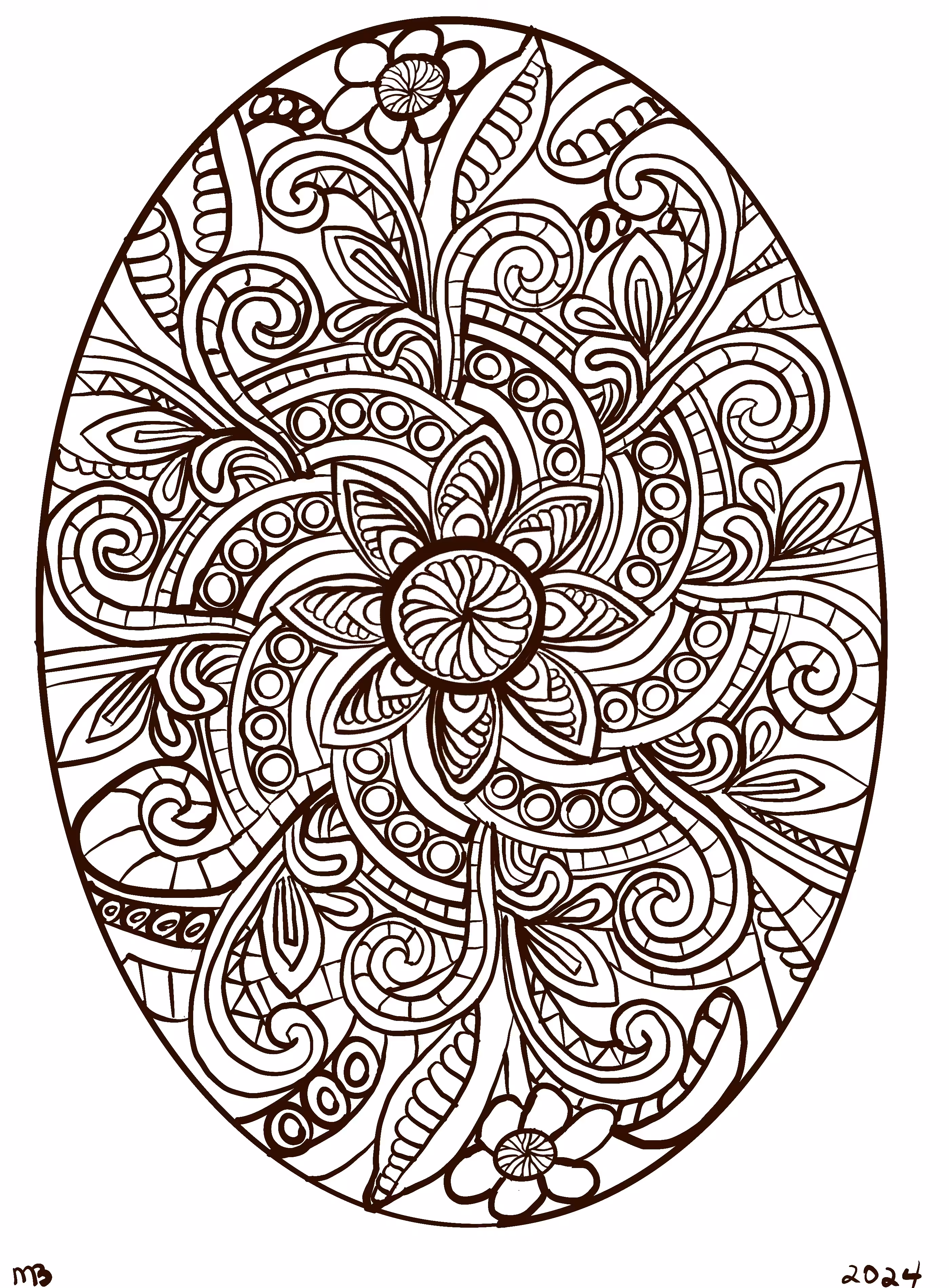 Mandala Egg
