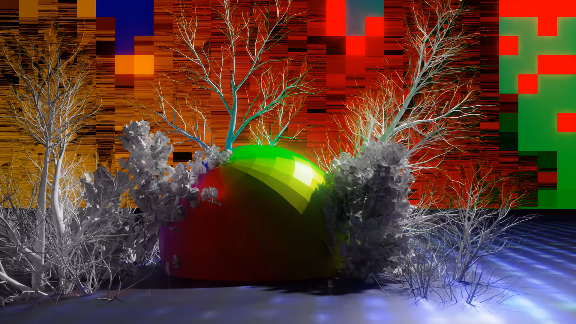 Accidental Pixels #25 "Winter Fire"