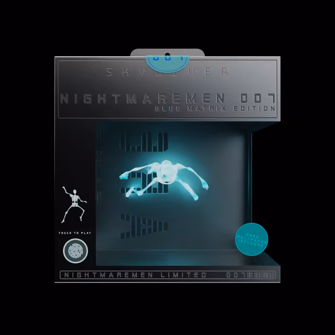 007 Blue Plexus nightmaremen collectible
