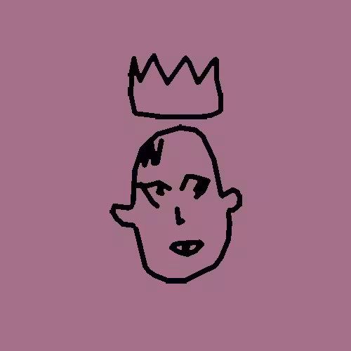 Basquiat Doodles: Basquiat #163