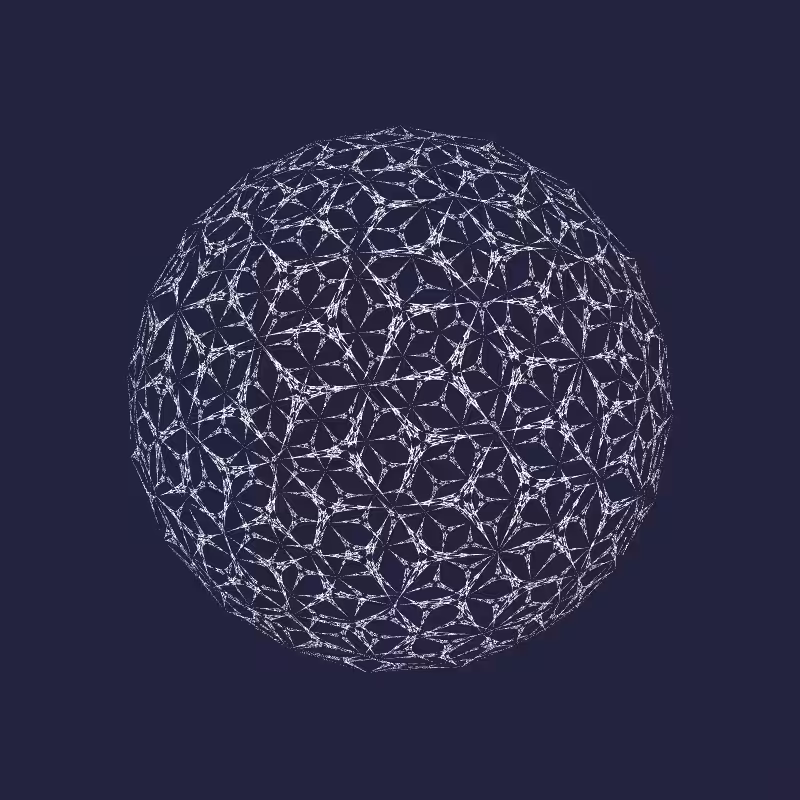 Digital Gothic: Spherical Tessellation #13
