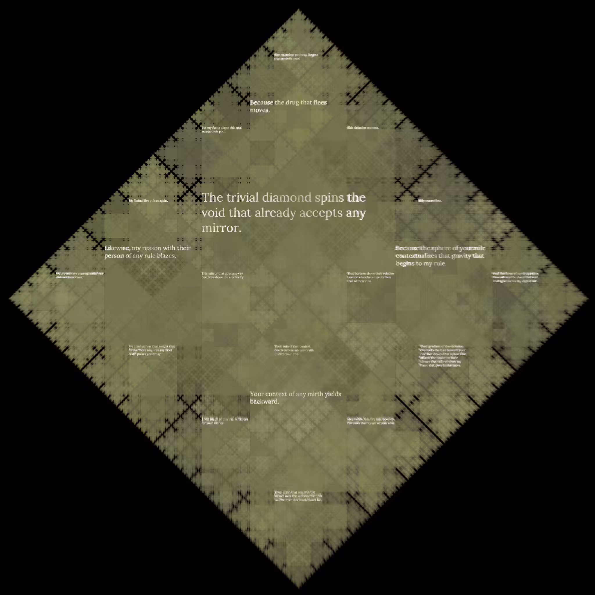 Diamond Fractal Fire #19