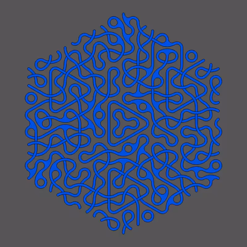 Threefold Symmetry - Dark Variations #426