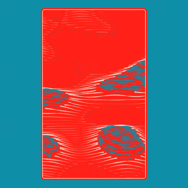 Topographic Playing Card #49