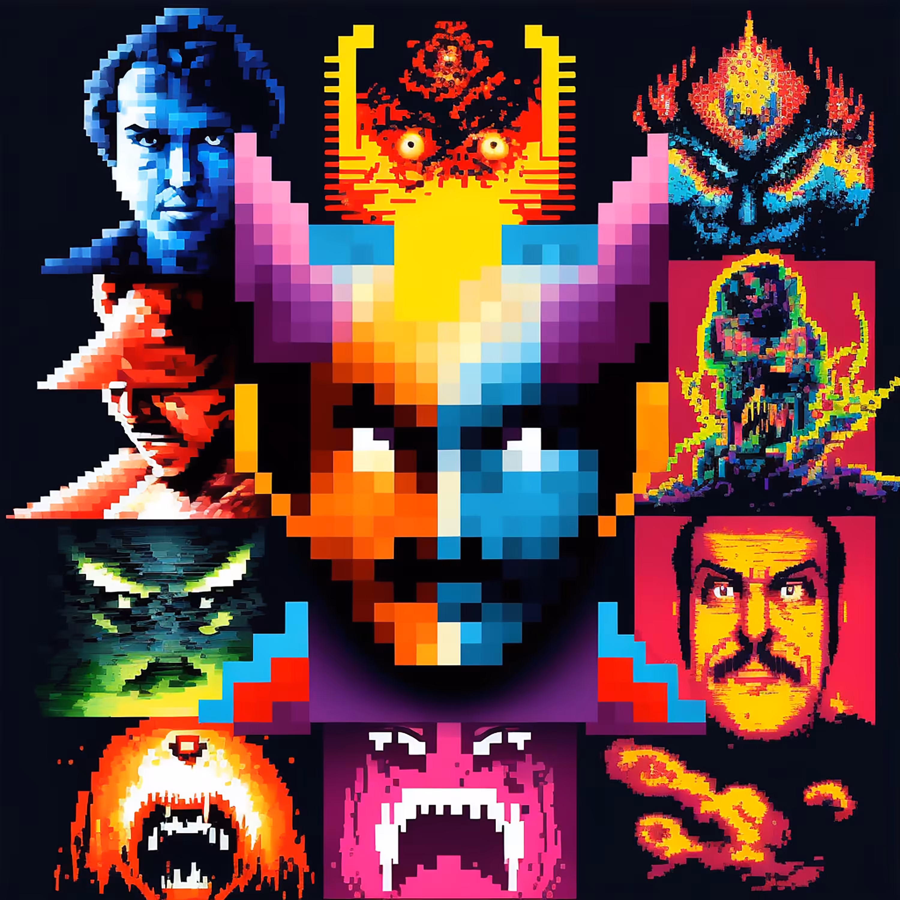 Pixel Game Posters #142