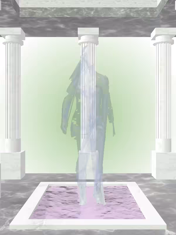 HeavenComputer: The Fading Receding Blue Sky Woman #5498