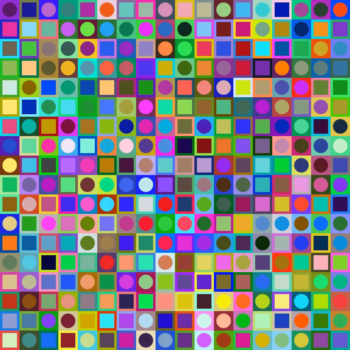 Square Dot Composition #289