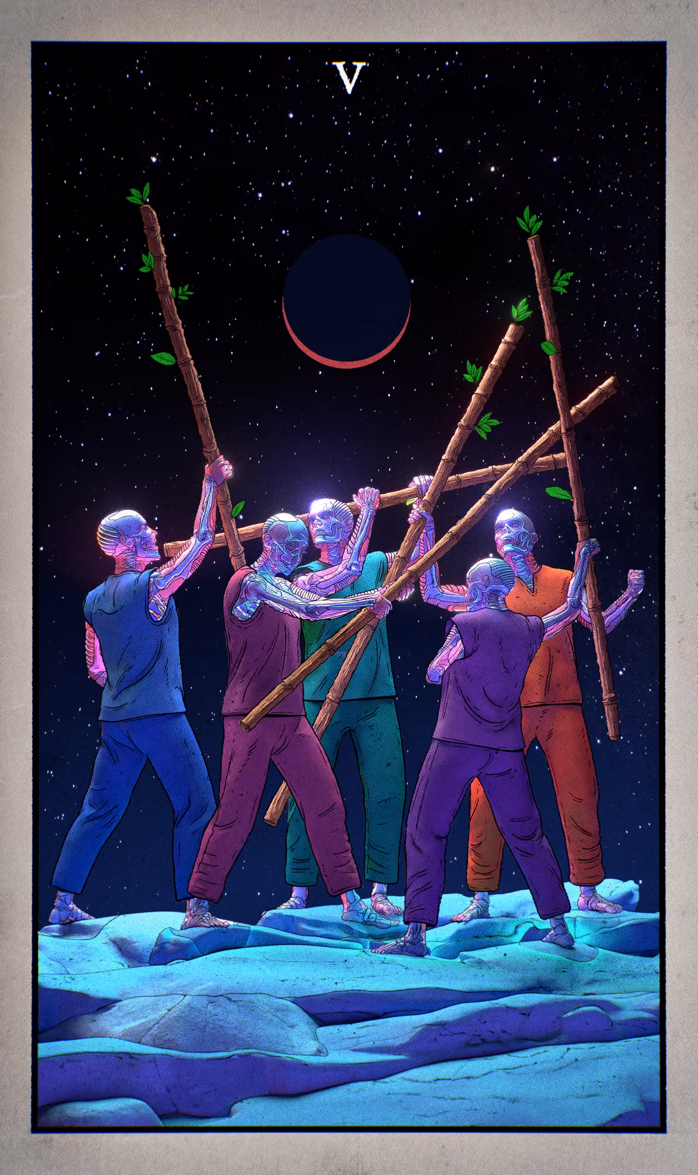 5 of Wands — Master