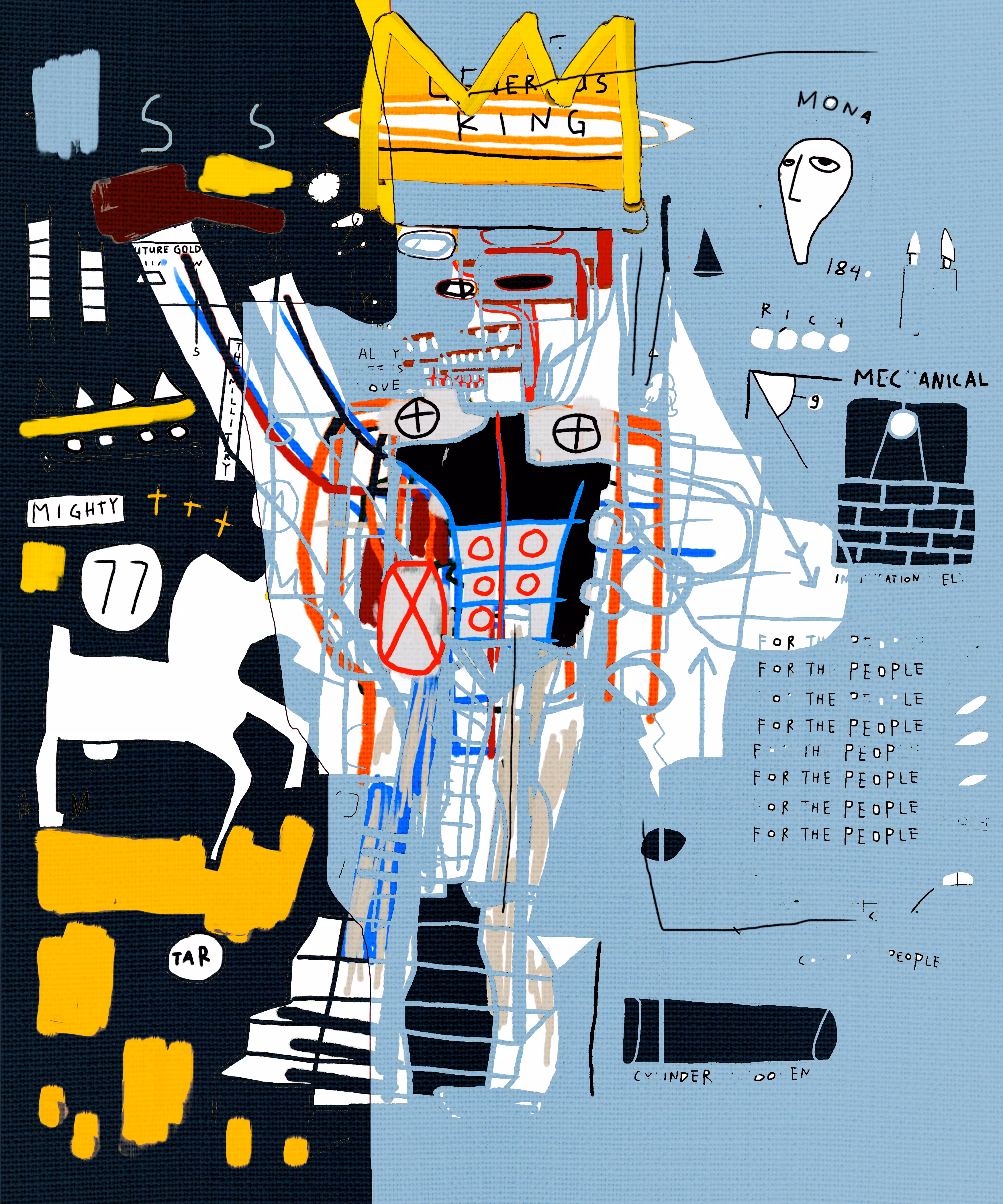 For the people illustration