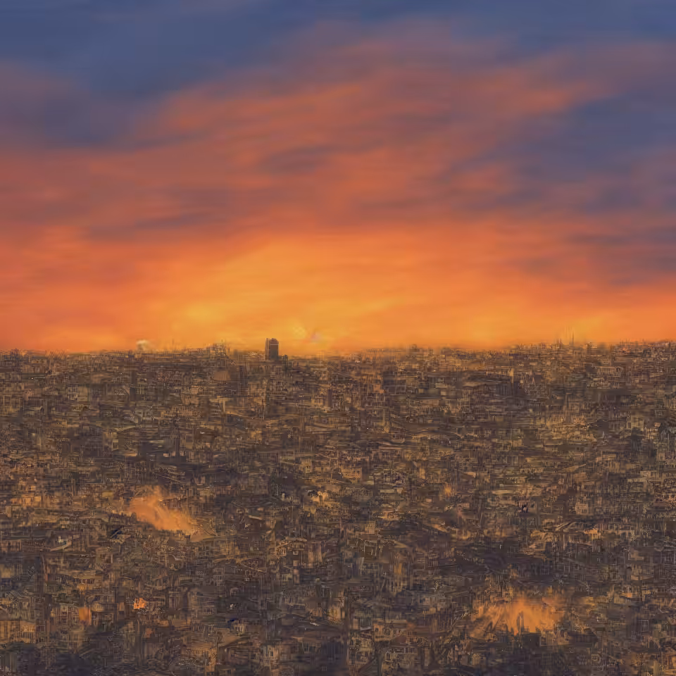 Hybrid monarchy : Dawn Sky Painting