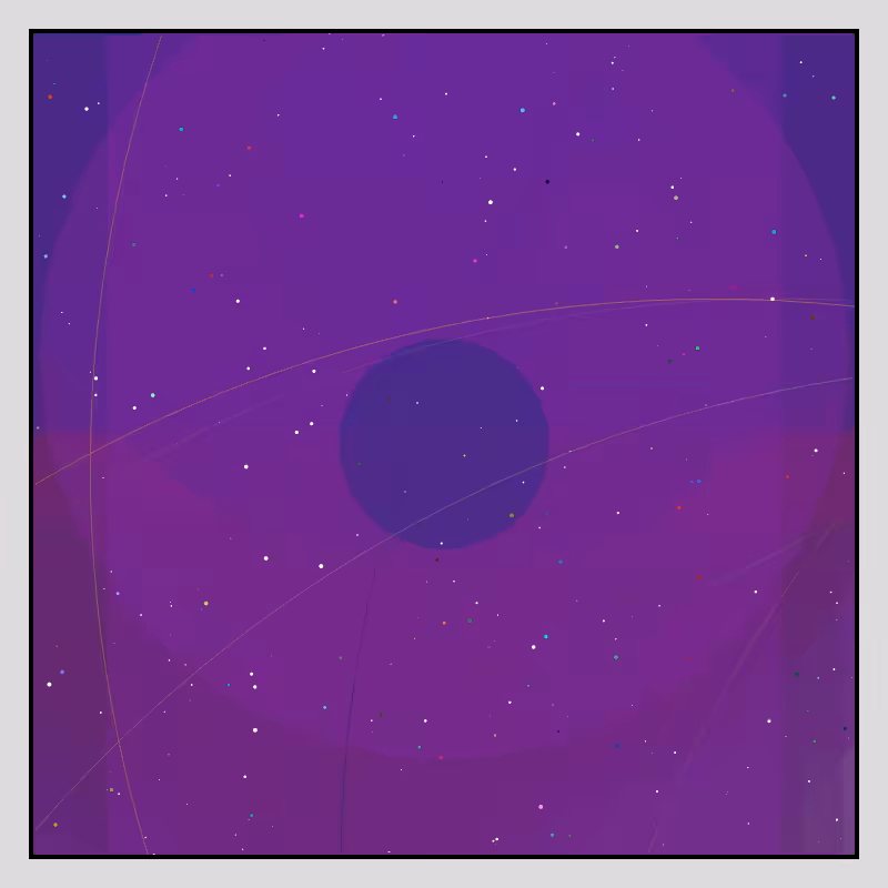 Color Field Starry B #150