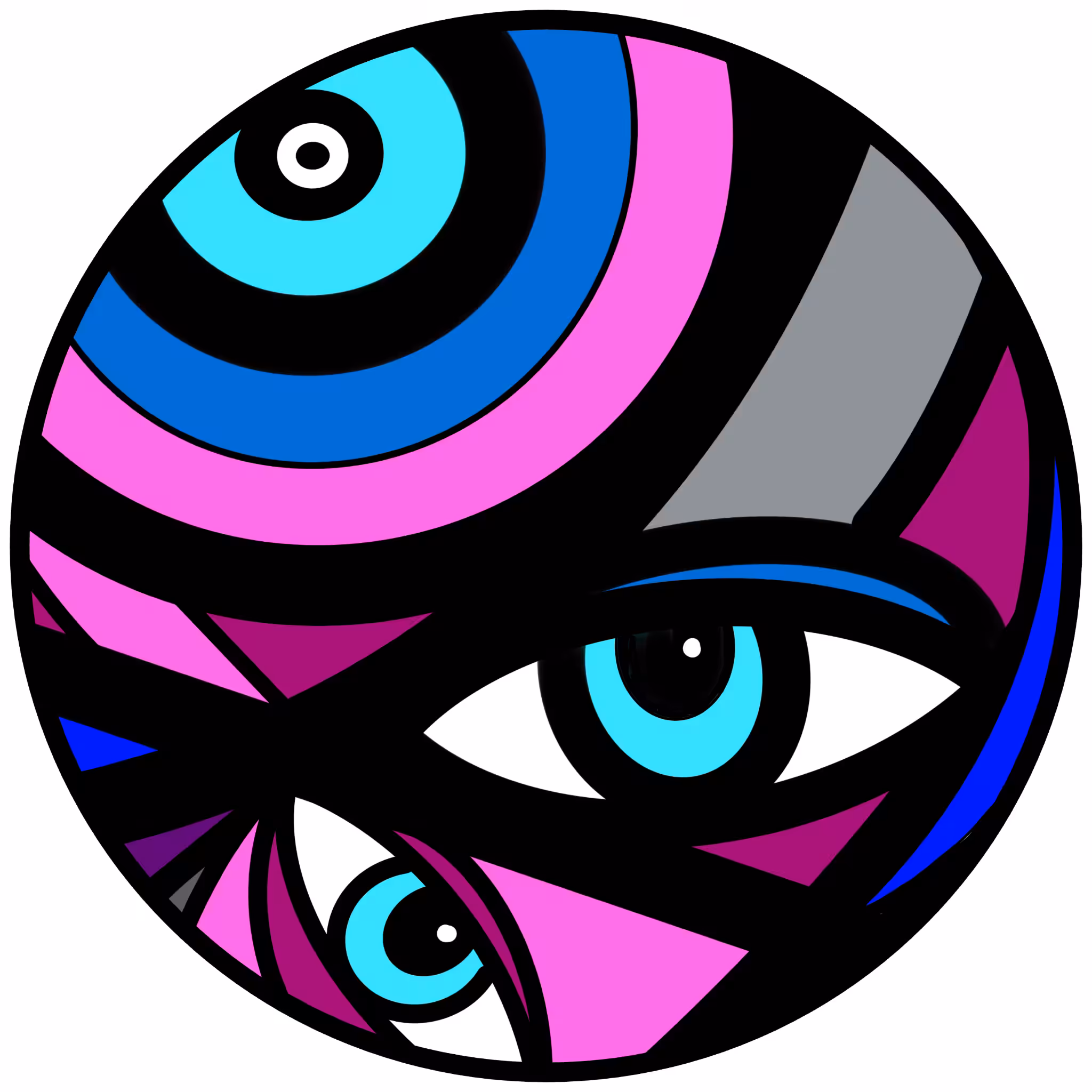 Cubist Circle 64