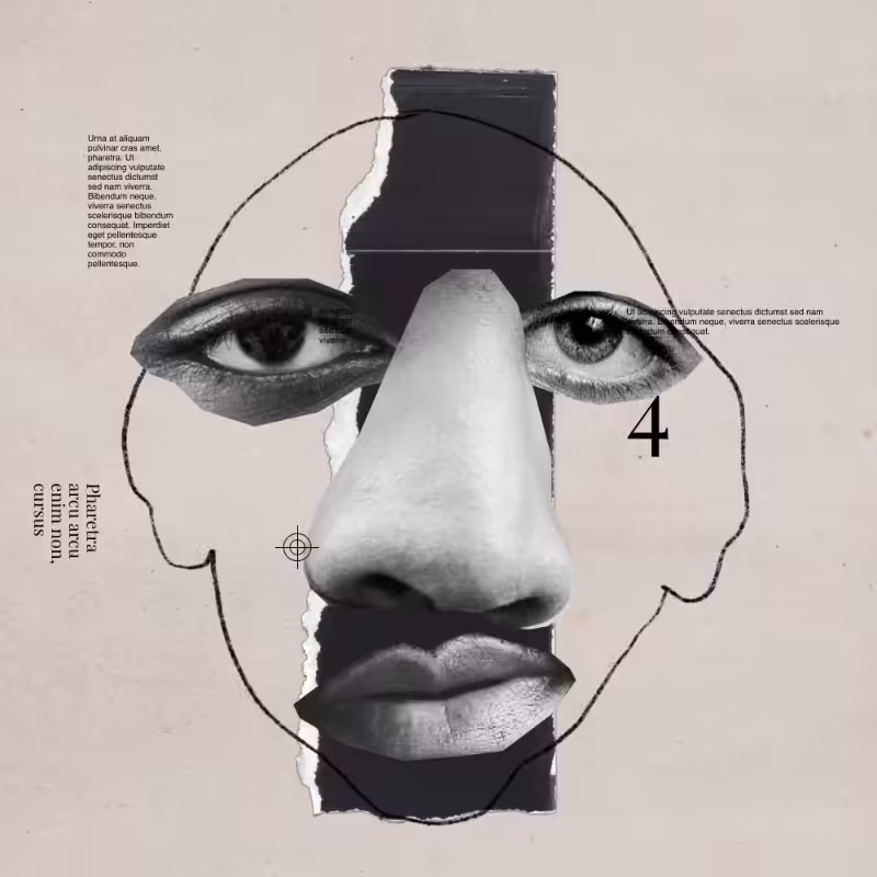 Collage faces #12