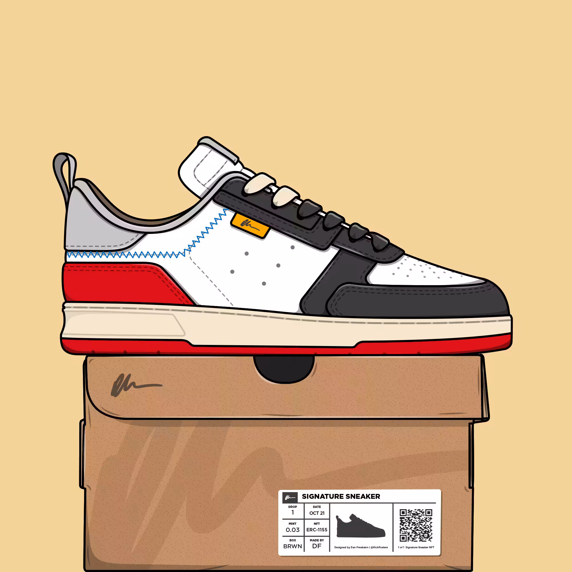 Signature Sneaker 'U-LA' - #043