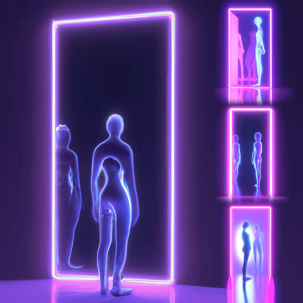 When the mirror looks at you