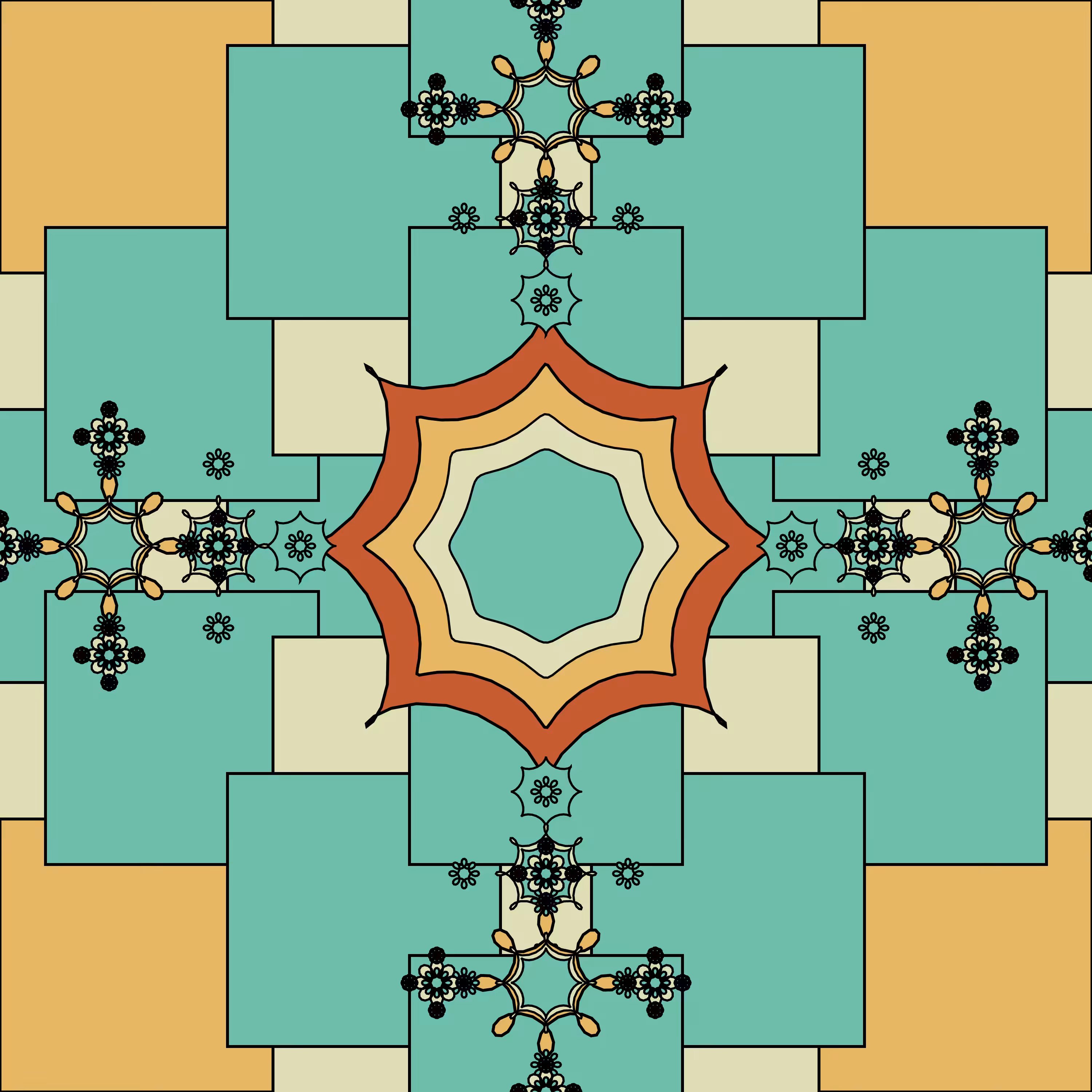 10 patterns 10 palettes #3