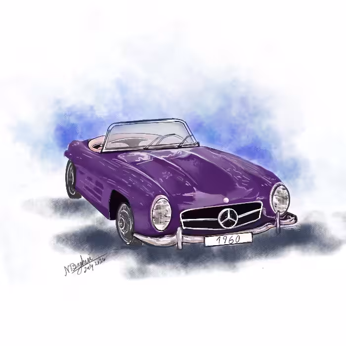 Purple Benze 