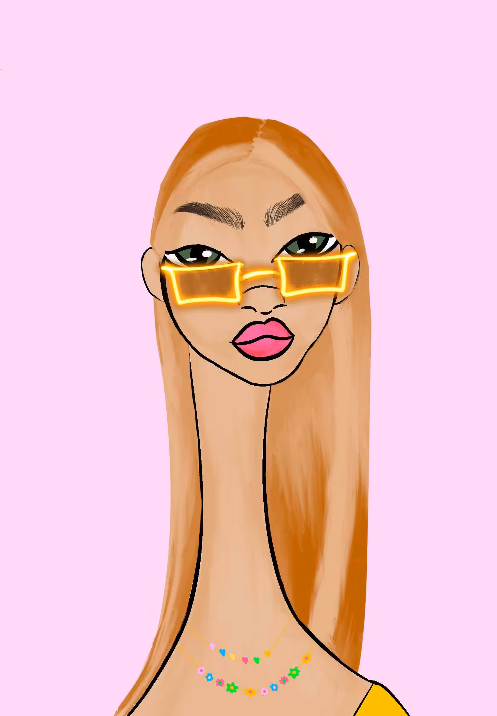 Long Neckie Ladies: Long Neckie Lady #653