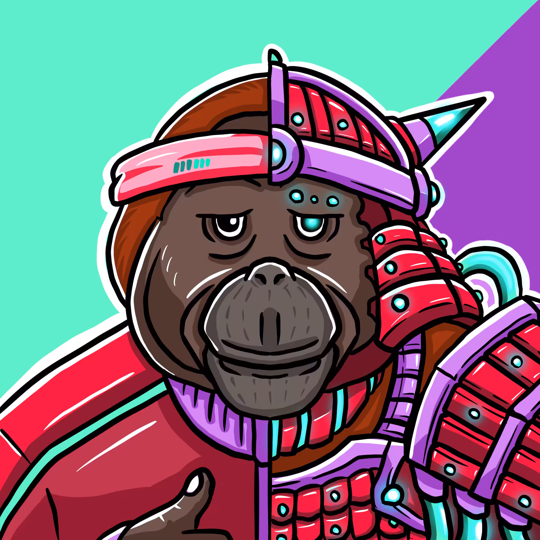 Mirror Zoo: Monkey / Samurai (epic)
